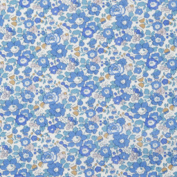 Tissu Liberty New Betsy Ann Bleu - oeko tex