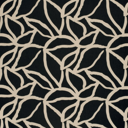 Tissu crêpe de viscose spaguetti beige - fond noir