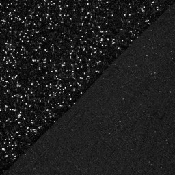 Tissu Sequin fin Noir sur base mesh