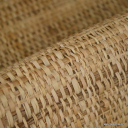 Tissu raphia Rodolphe lourd naturel – Largeur 115 cm