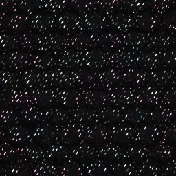 Tissu matelassé losange irisé fond noir