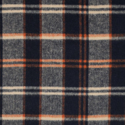 Tissu Tartan Écossais Loch Ness – Bleu marine