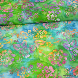 tissu motif Batik